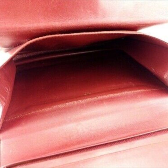 Cartier Clutch bag Mastline Red leather Woman unisex Authentic Used - Picture 5 of 10
